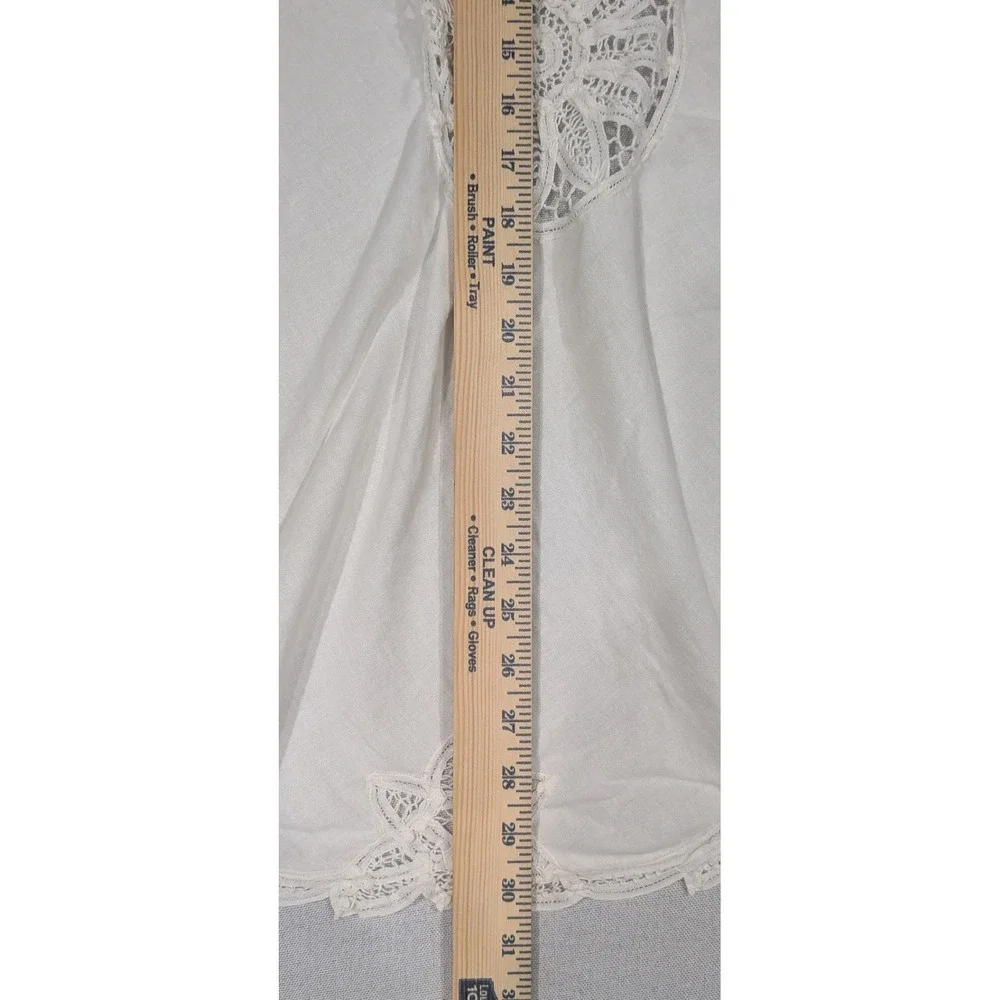 Pfaltzgraff Table Runners Round Lace Tablecloth Set 3pc White Floral  Excellent